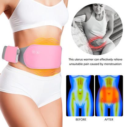 Ceinture Chauffante Massage — Soulagement des Douleurs Menstruelles