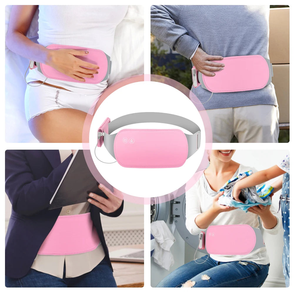 Ceinture Chauffante Massage — Soulagement des Douleurs Menstruelles