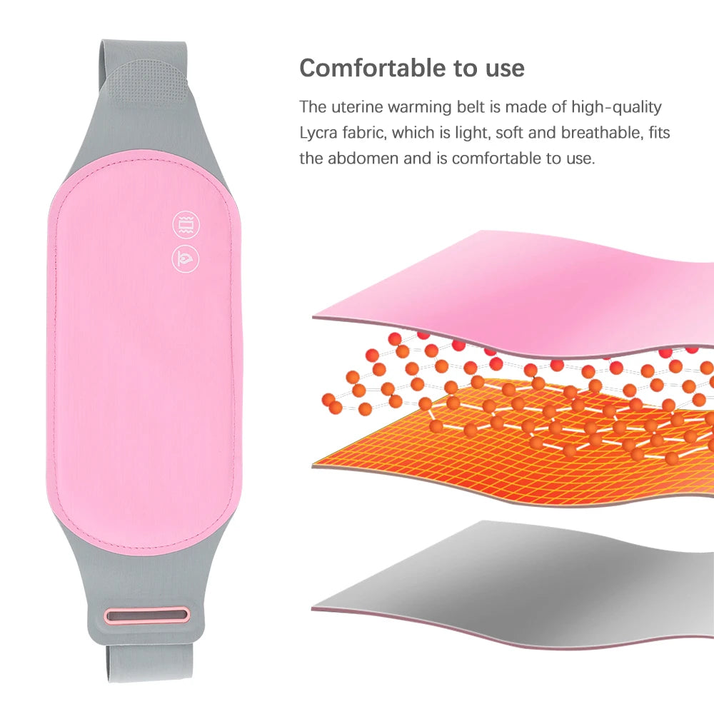 Ceinture Chauffante Massage — Soulagement des Douleurs Menstruelles